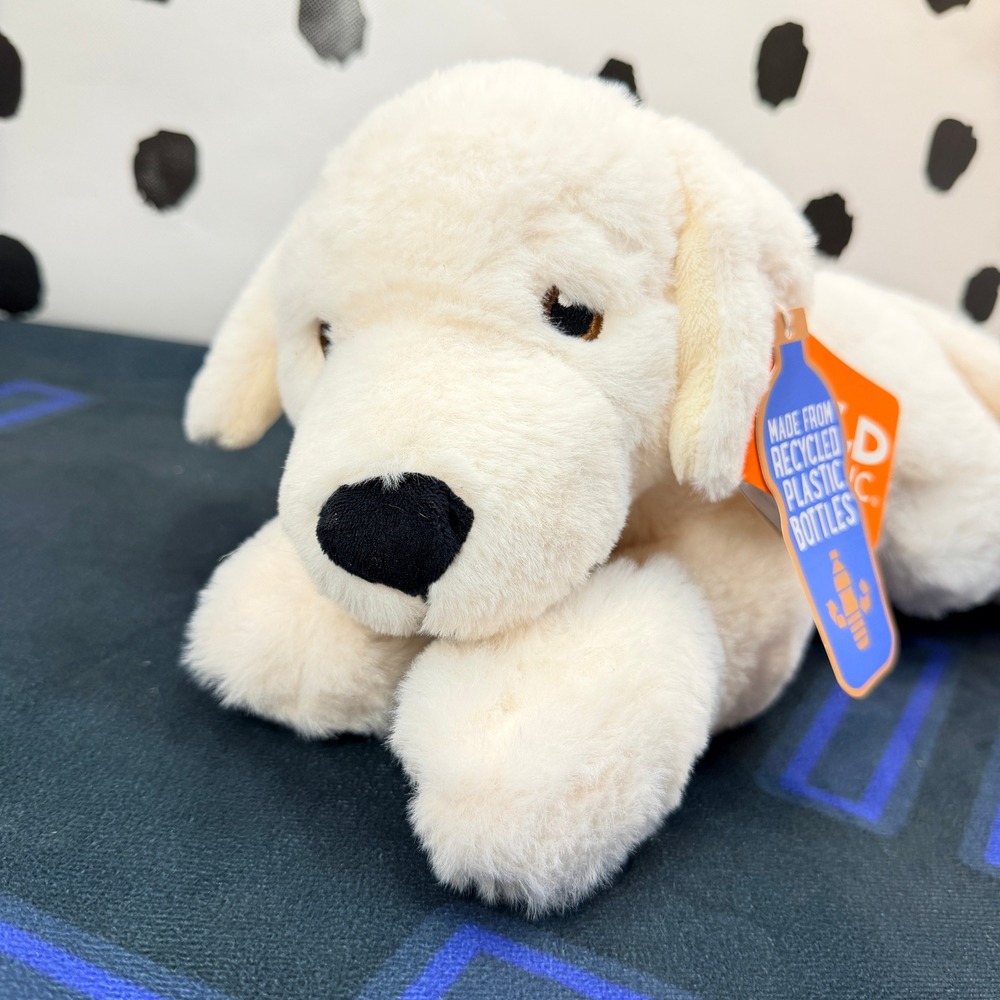 Wild Republic Yellow Labrador Retriever Plush 12" Ecokins Dog Stuffed Animal NWT